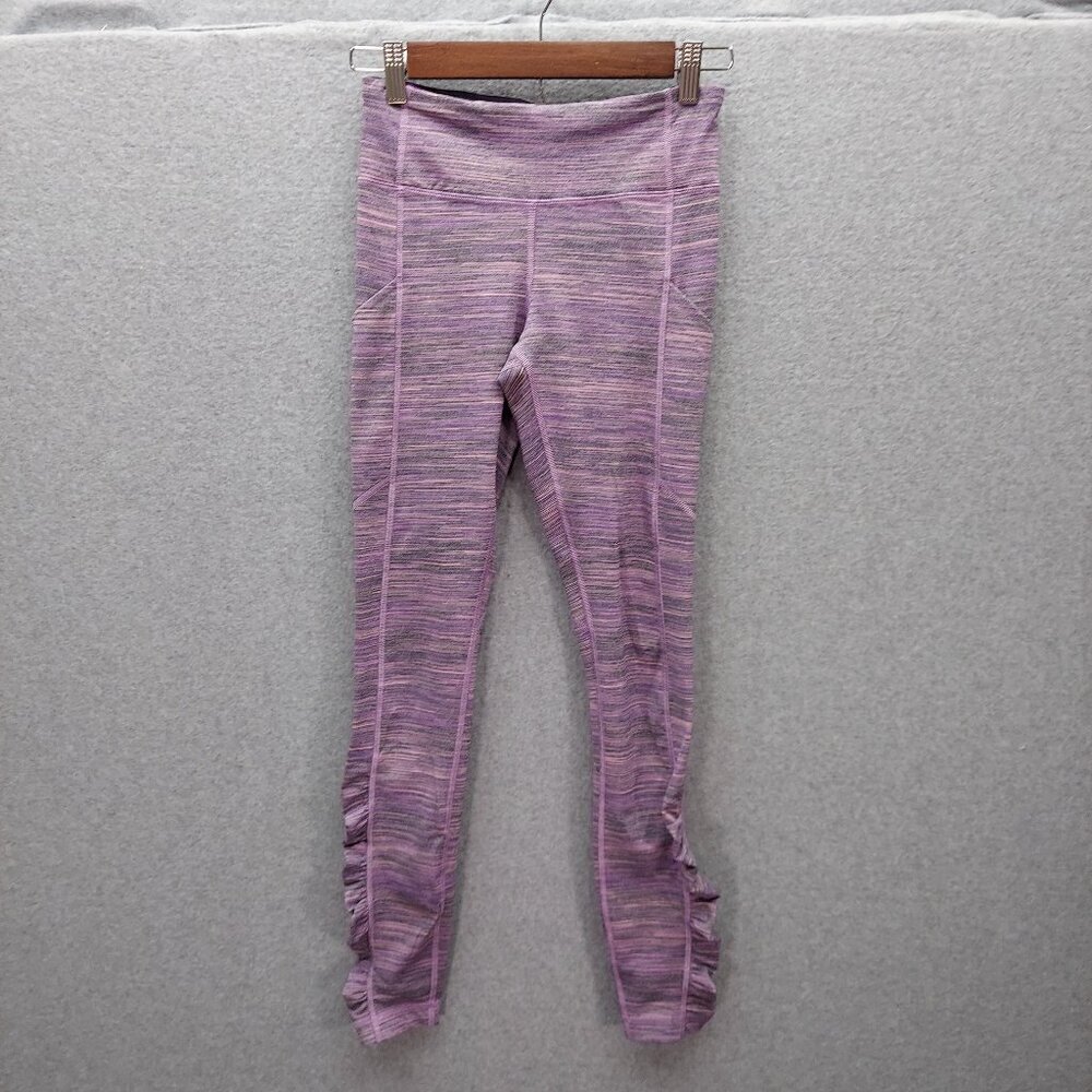 Lululemon Womens High-Rise Leggings With Ruffled Detail‎ Speed Tight IV Leggings